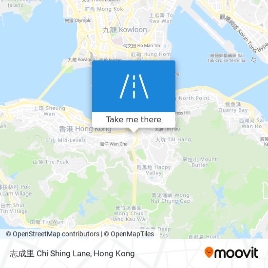 志成里 Chi Shing Lane map