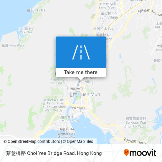 蔡意橋路 Choi Yee Bridge Road map