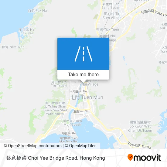 蔡意橋路 Choi Yee Bridge Road map