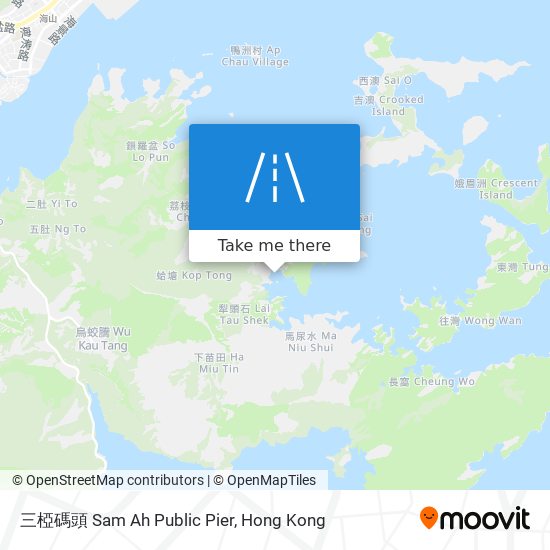 三椏碼頭 Sam Ah Public Pier map