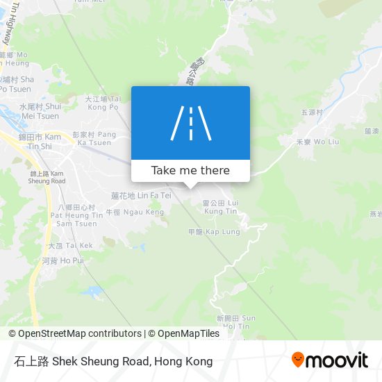 石上路 Shek Sheung Road map