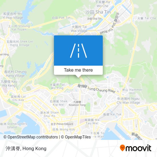 沖溝脊 map