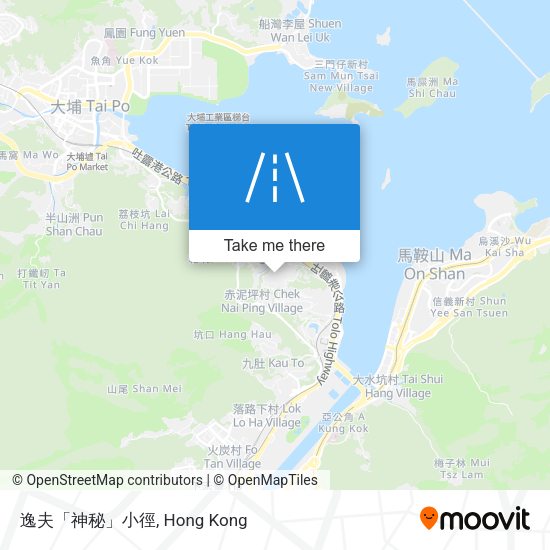 逸夫「神秘」小徑 map