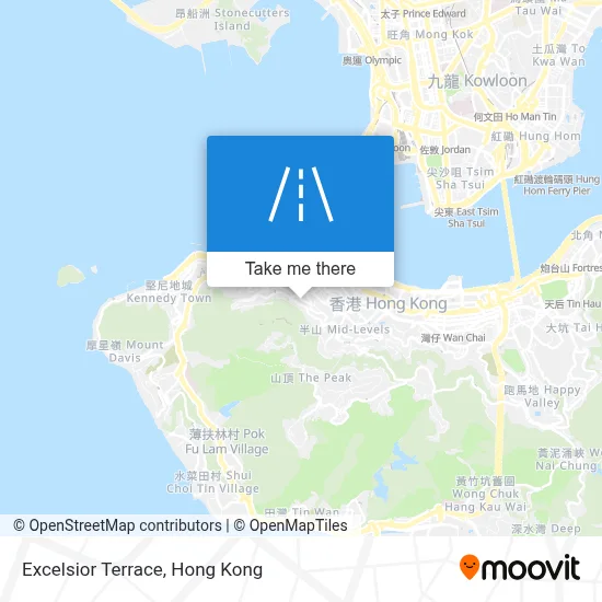 妙高臺 Excelsior Terrace map