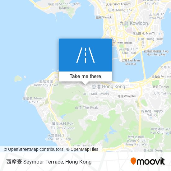 西摩臺 Seymour Terrace map