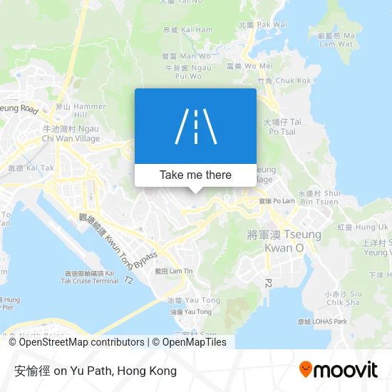 安愉徑 on Yu Path map