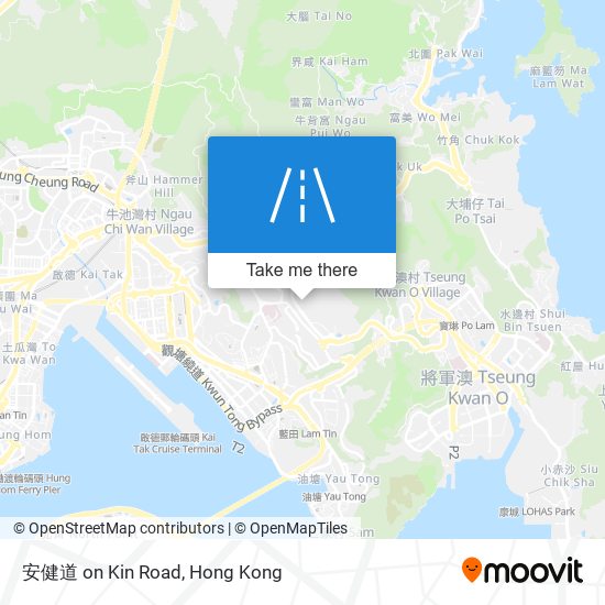 安健道 on Kin Road map