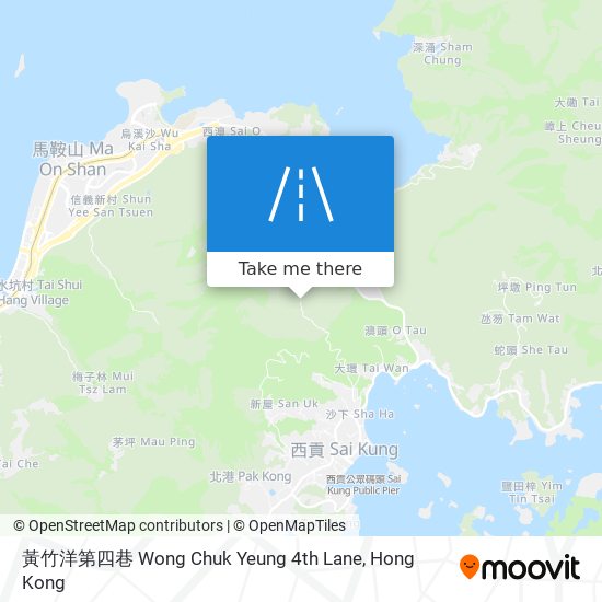 黃竹洋第四巷 Wong Chuk Yeung 4th Lane map