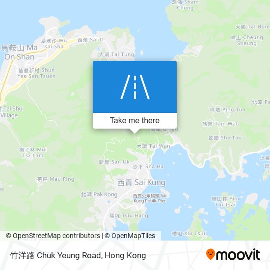 竹洋路 Chuk Yeung Road map