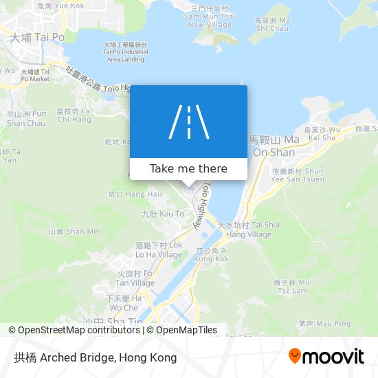 拱橋 Arched Bridge map