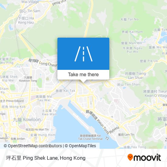 坪石里 Ping Shek Lane map