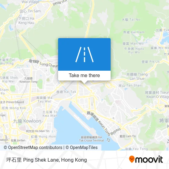 坪石里 Ping Shek Lane map