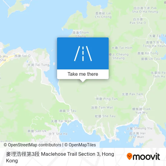 麥理浩徑第3段 Maclehose Trail Section 3 map