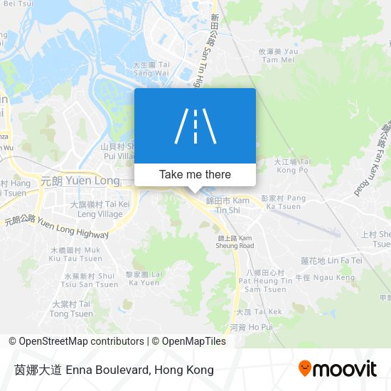茵娜大道 Enna Boulevard map