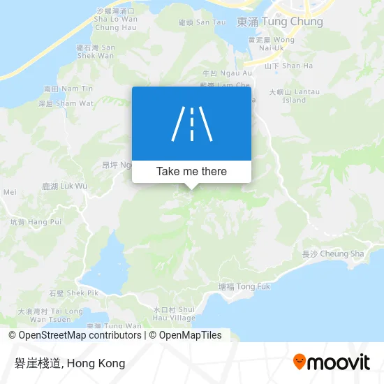 Rocky Cliff Boardwalk map