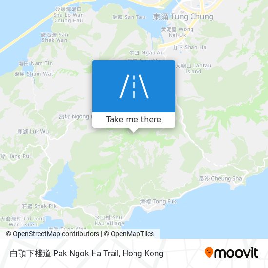 白顎下棧道 Pak Ngok Ha Trail地圖
