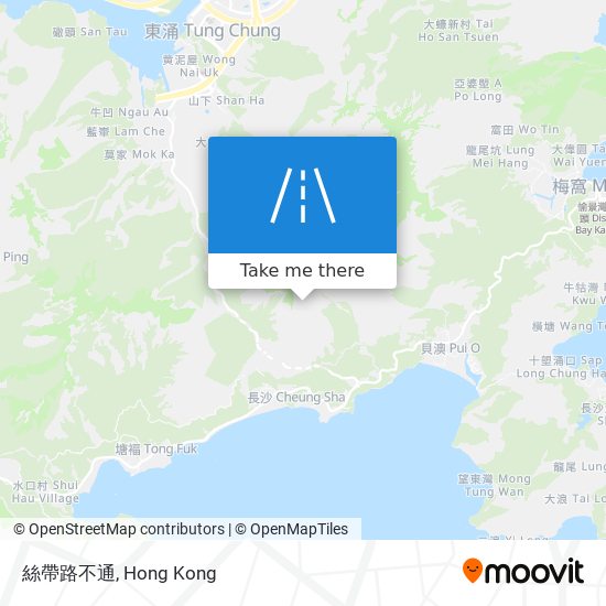 絲帶路不通 map