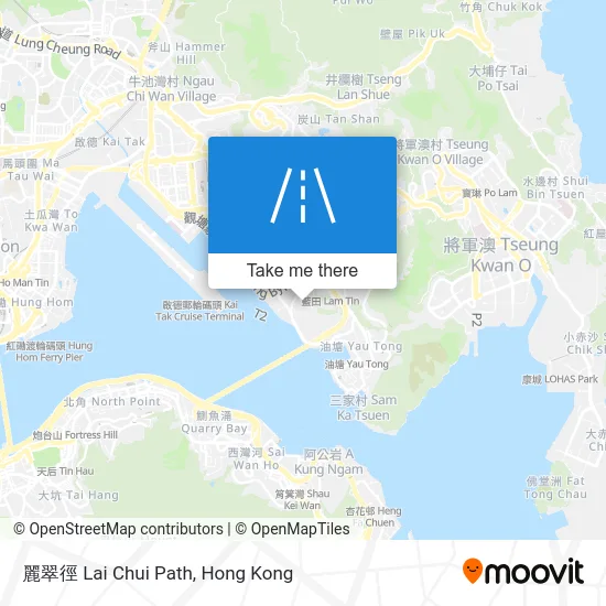 麗翠徑 Lai Chui Path map