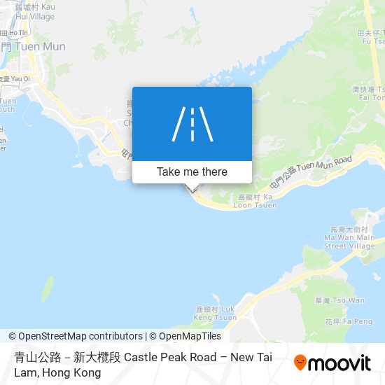 青山公路－新大欖段 Castle Peak Road – New Tai Lam map