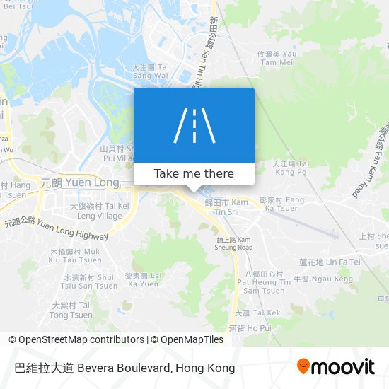 巴維拉大道 Bevera Boulevard map