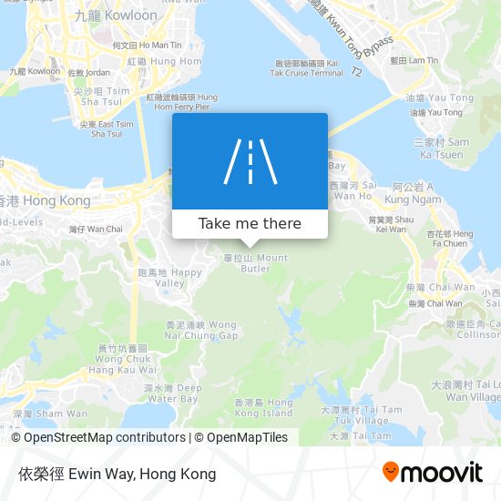 依榮徑 Ewin Way map