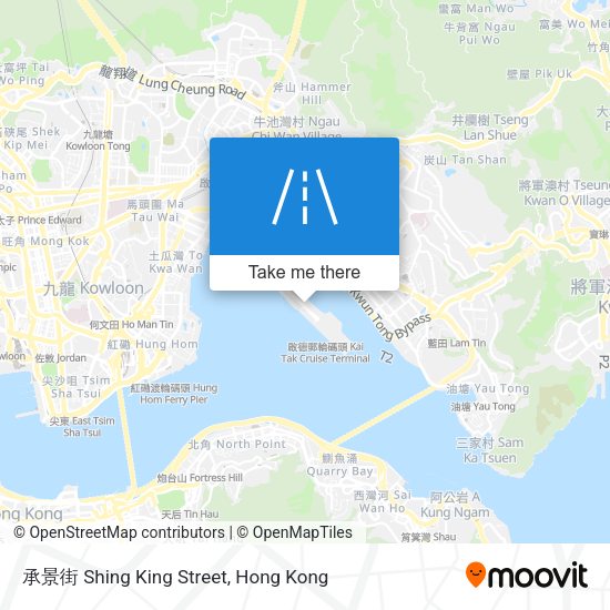 承景街 Shing King Street map