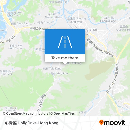 冬青徑 Holly Drive map