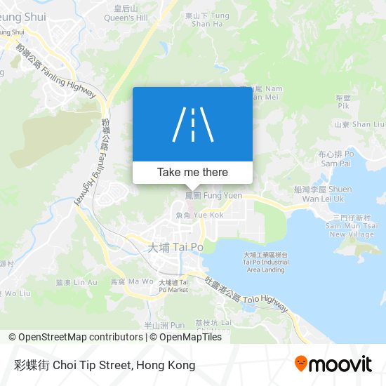 彩蝶街 Choi Tip Street map