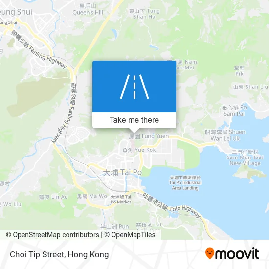彩蝶街 Choi Tip Street map