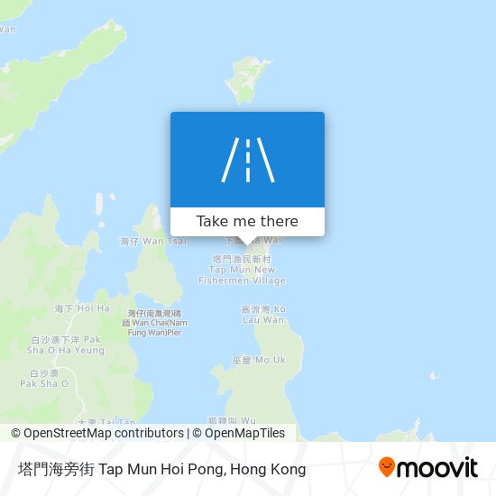 塔門海旁街 Tap Mun Hoi Pong map