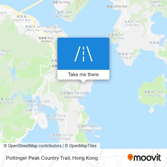 Pottinger Peak Country Trail map