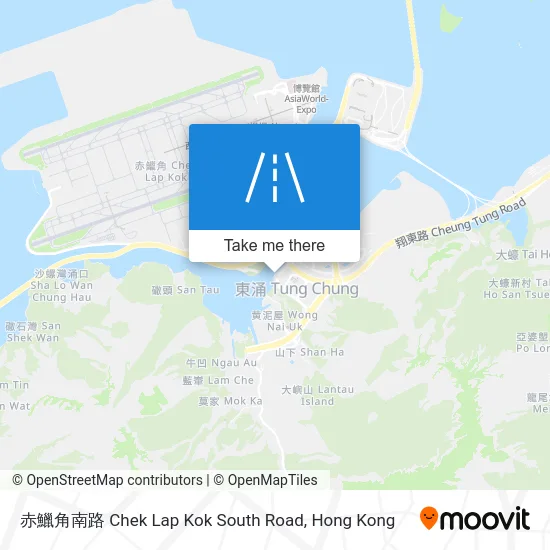 赤鱲角南路 Chek Lap Kok South Road map