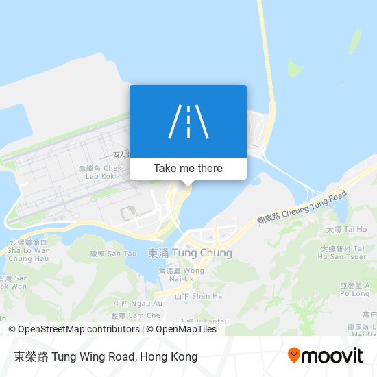 東榮路 Tung Wing Road map