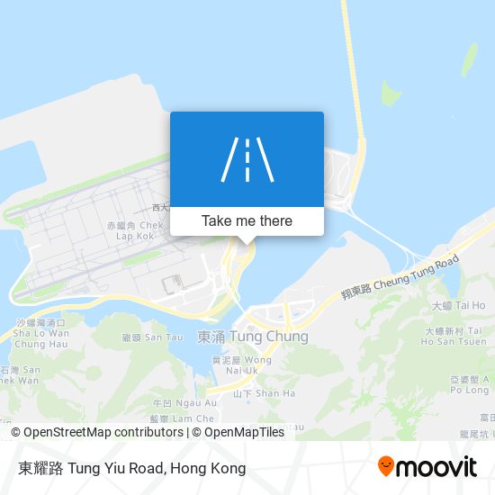 東耀路 Tung Yiu Road map