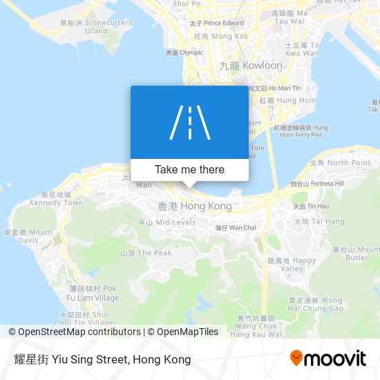 耀星街 Yiu Sing Street地圖