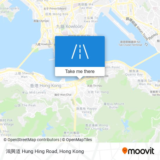 鴻興道 Hung Hing Road map