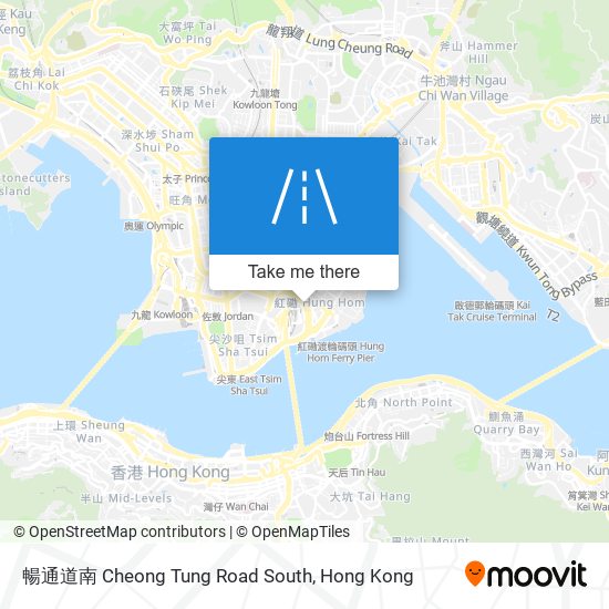 暢通道南 Cheong Tung Road South map