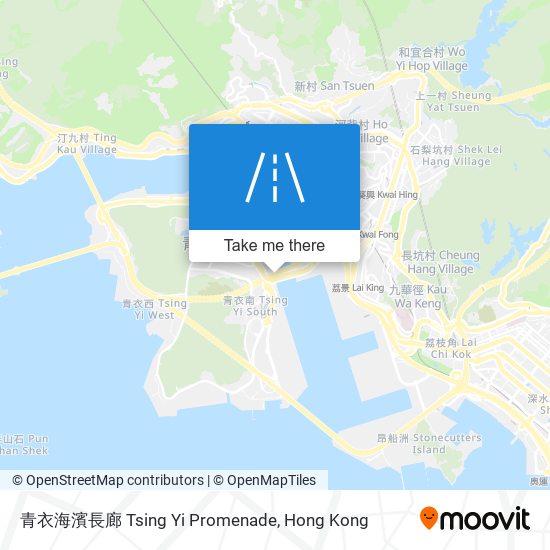 青衣海濱長廊 Tsing Yi Promenade map