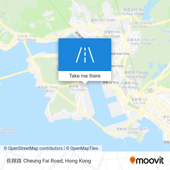 長輝路 Cheung Fai Road map