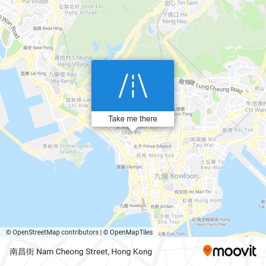 南昌街 Nam Cheong Street map