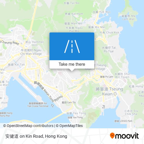 安健道 on Kin Road map