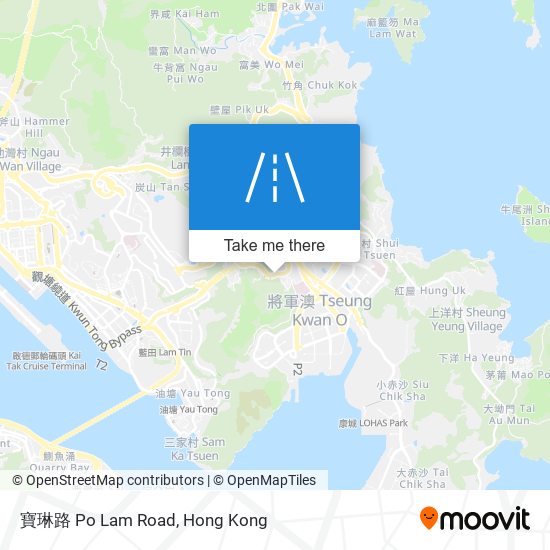 寶琳路 Po Lam Road map