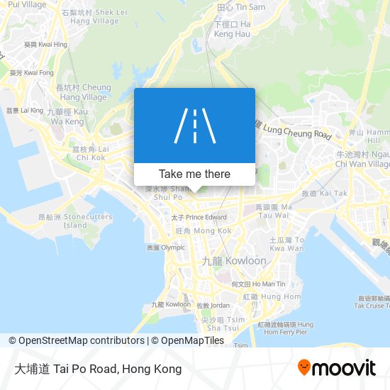 大埔道 Tai Po Road map