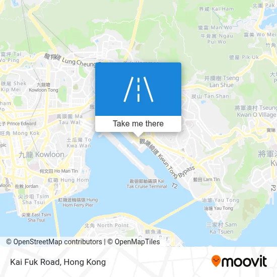 啓福道 Kai Fuk Road地圖