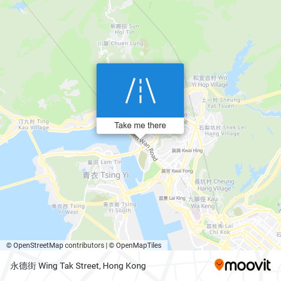 永德街 Wing Tak Street map