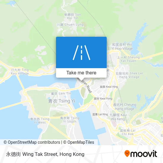 永德街 Wing Tak Street map