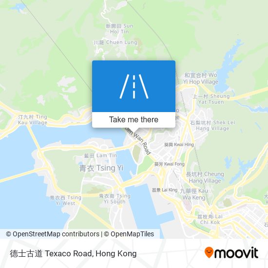 德士古道 Texaco Road map