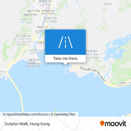 Dolphin Walk map