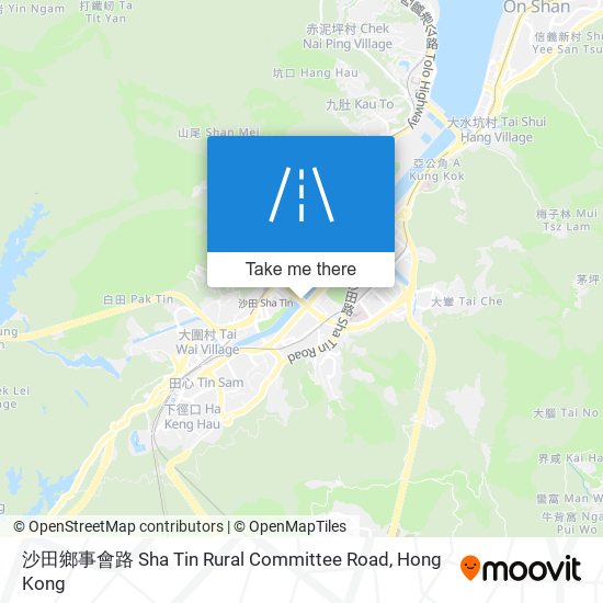 沙田鄉事會路 Sha Tin Rural Committee Road地圖