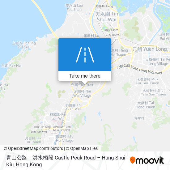 青山公路－洪水橋段 Castle Peak Road – Hung Shui Kiu map